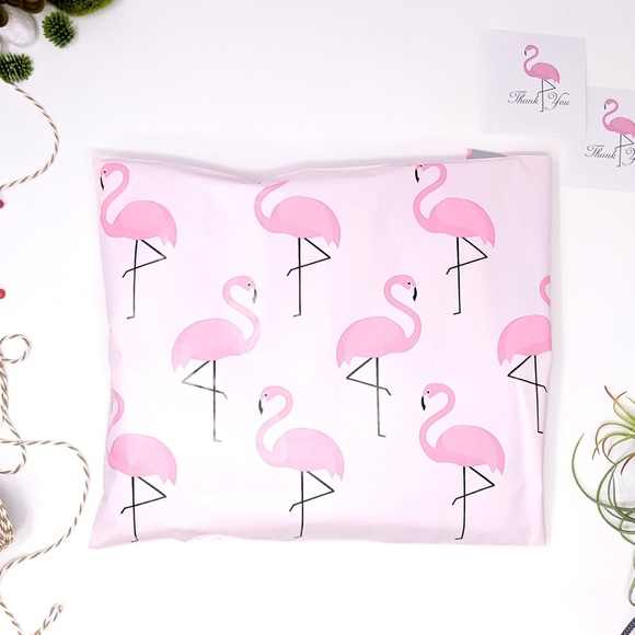 50 10X13 Flamingo Poly Mailers PRICE IS FIRM - Picture 5 of 5